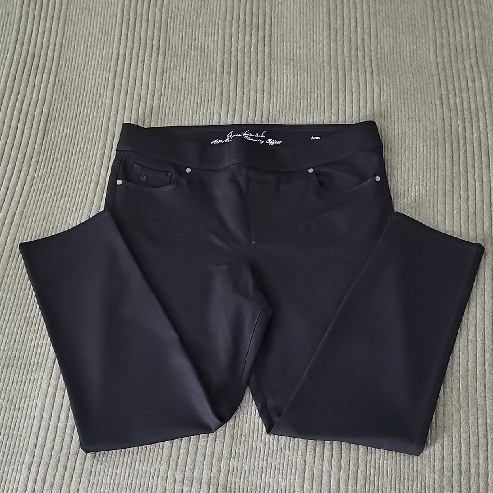 Gloria Vanderbilt Women's Black All Around Slimming Effect Avery Pants 18S